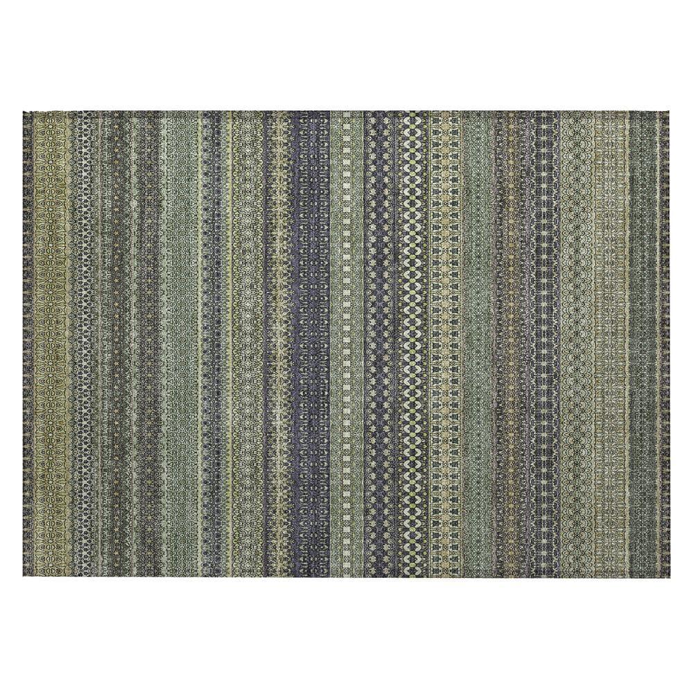 Addison Rugs Chantille ACN527 Sage 1'8" x 2'6" Indoor Outdoor Scatter Rug, Easy Clean, Machine Washable, Non Shedding, Entryway, Bedroom, Living Room, Dining Room, Kitchen, Patio Rug