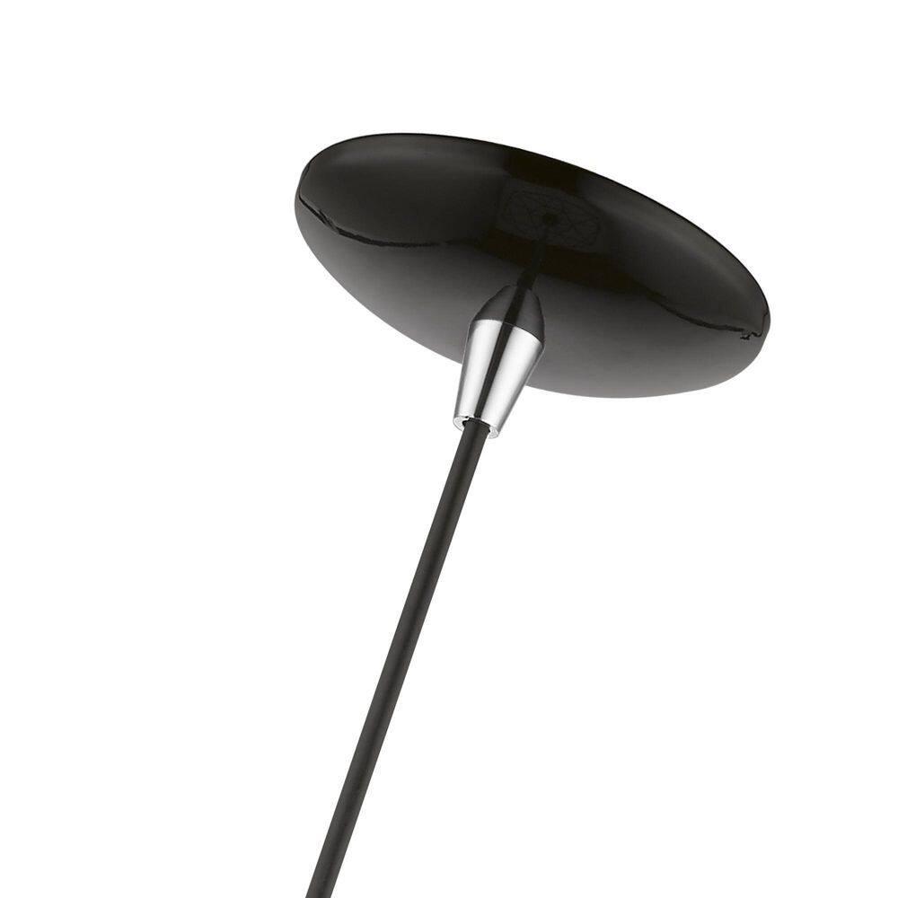 Livex Lighting Amador 1 - Light Pendant in  Shiny Black/Polished Chrome
