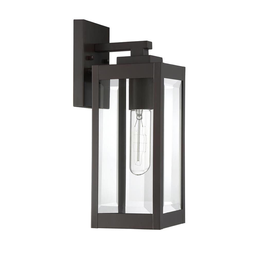 Quoizel WVR8405WT Westover 1 Light 14 inch Western Bronze Outdoor Wall Lantern
