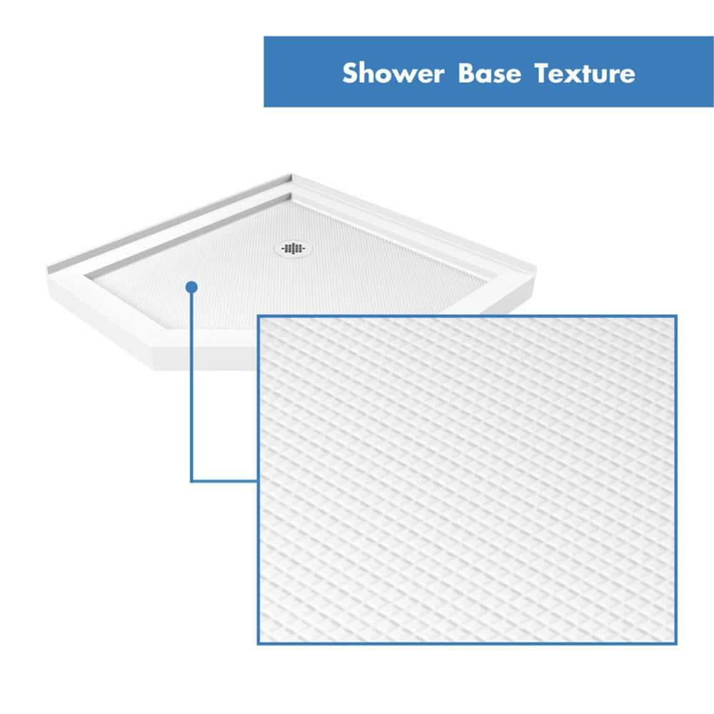 DreamLine Prism Plus 38" W x 38" D x 74.75" H Frameless Neo-Angle Shower Enclosure with Base Included DL-6061-09