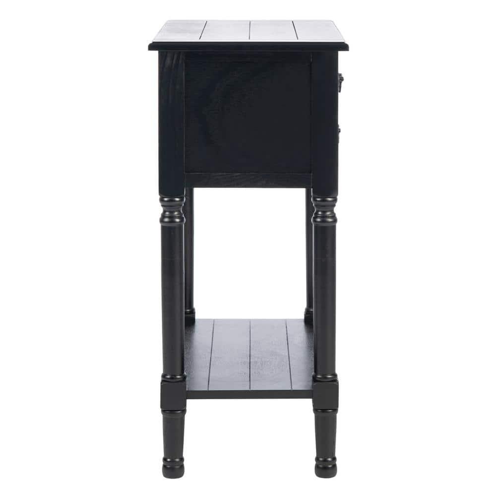 Primrose 3 Drawer Console Table - CNS5707B - Black - Safavieh