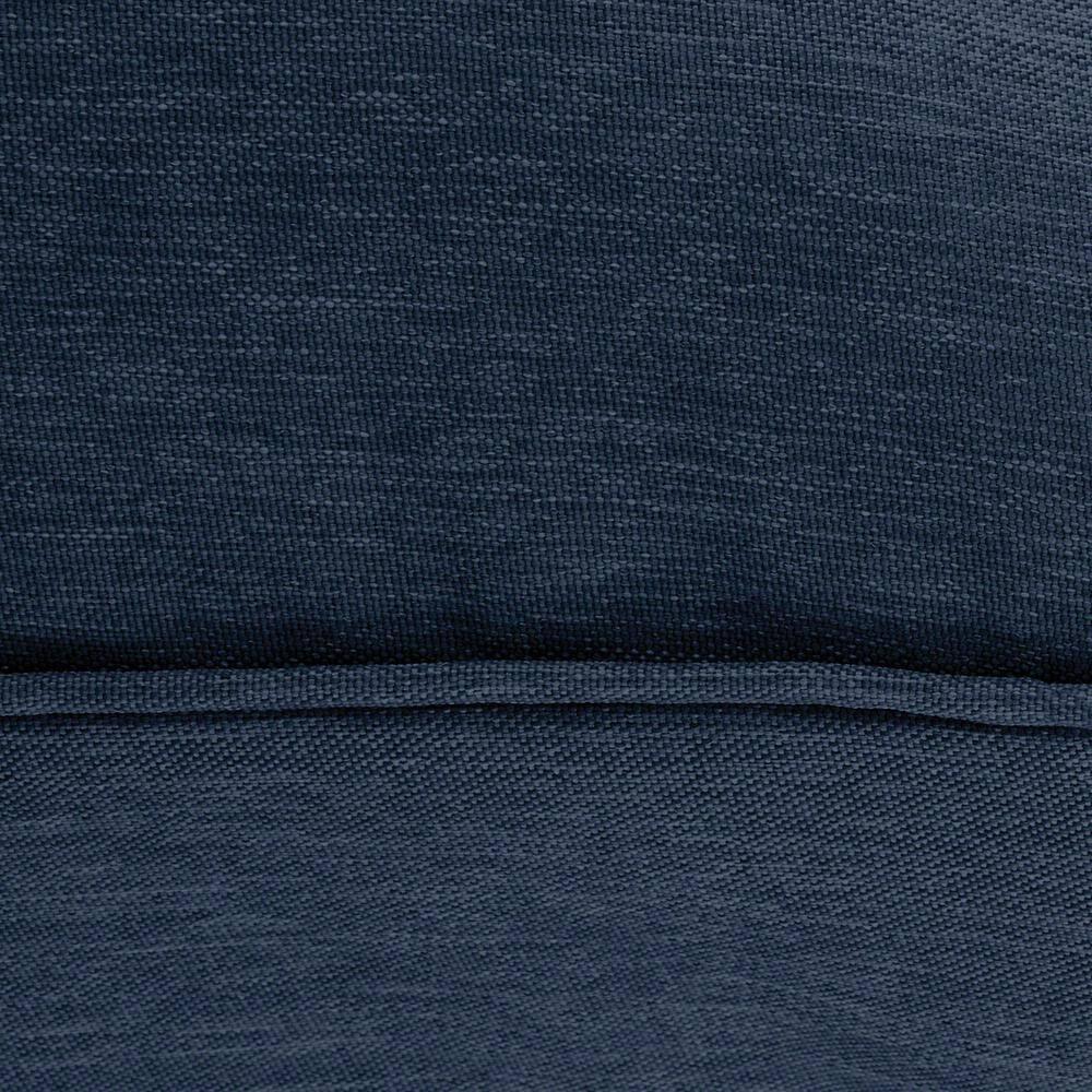 Classic Accessories Montlake Fade Safe Heather Indigo Round Outdoor Seat Cushion