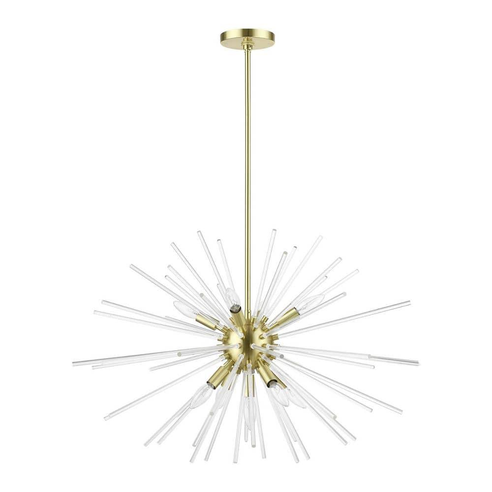 Livex Lighting Utopia 9 - Light Pendant in  Satin Brass