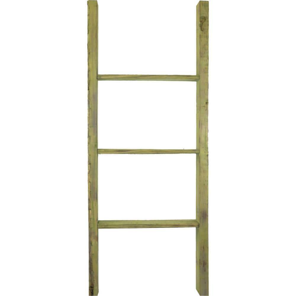 Ekena Millwork Vintage Farmhouse Rung Decorative Ladder