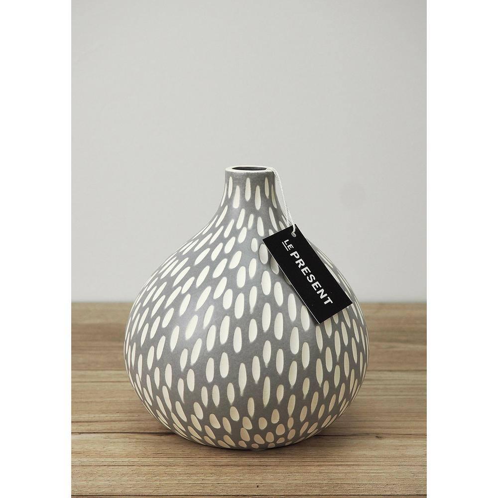 Lux Cylindra Short Fiber Pot Cylinder in White Gloss Finish 36" Height
