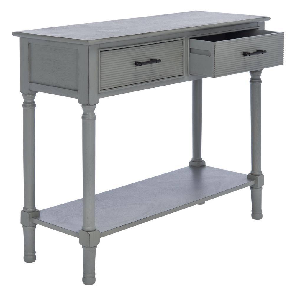 Ryder 2 Drawer Console Table - CNS5719C - Gray - Safavieh