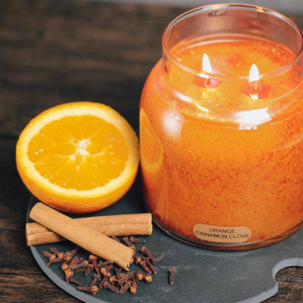 34oz Papa Jar Candle-Orange Cinnamon Clove
