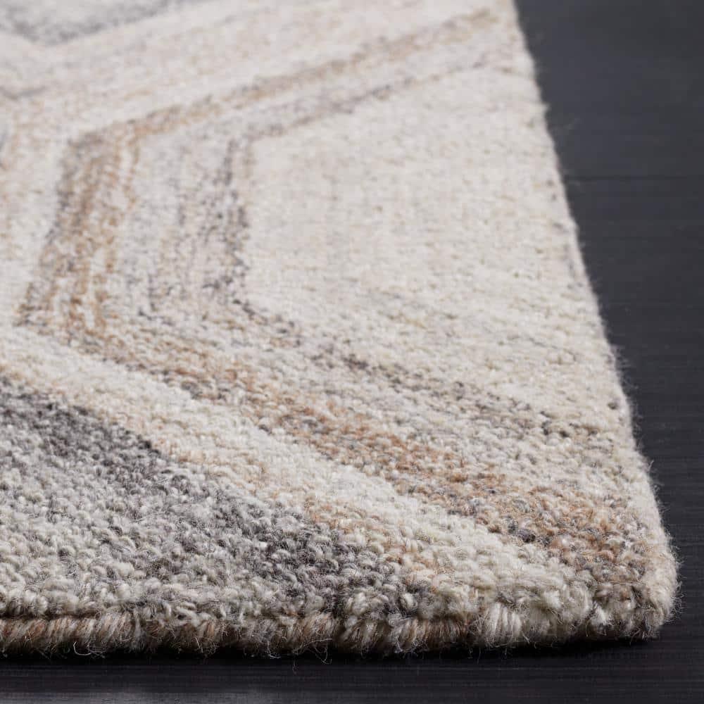 Abstract ABT901 Handmade Indoor Area Rug - Grey - 8'x10' - Safavieh
