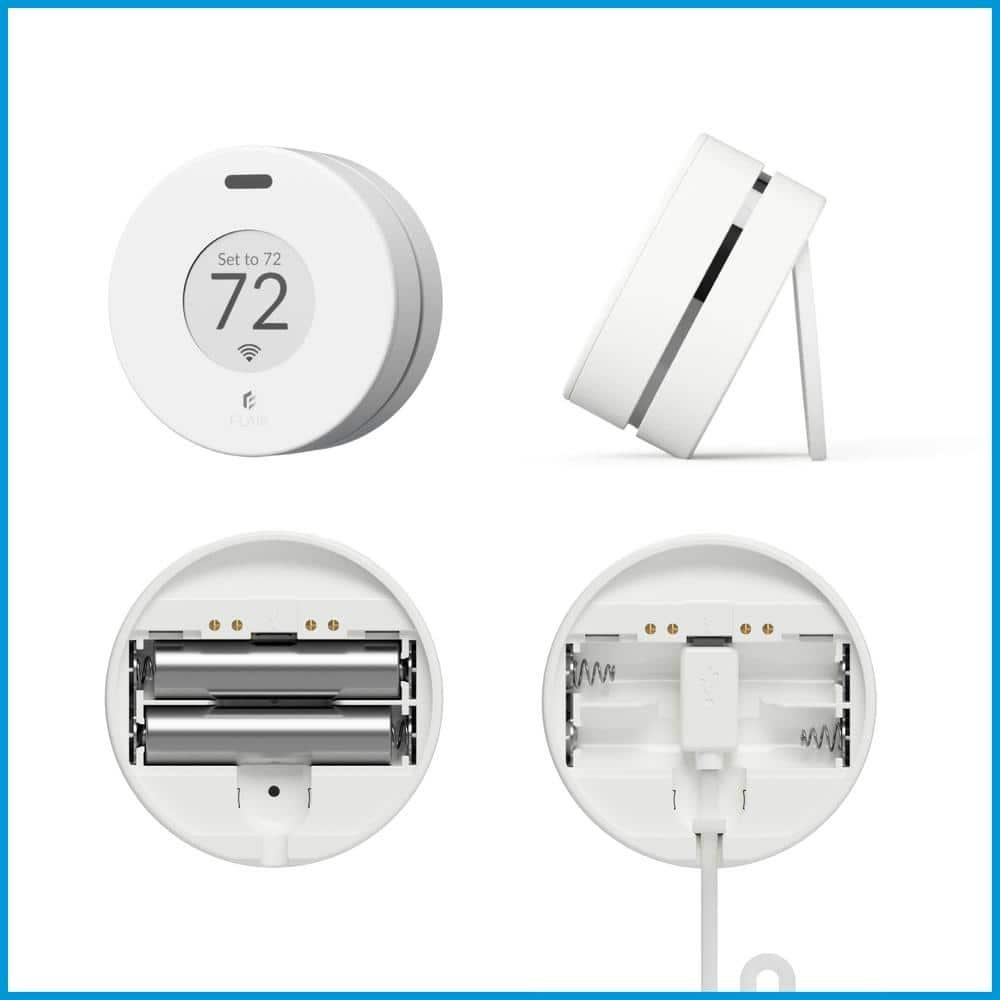 Flair Puck, WiFi Wireless Thermostat (Pearl White). Controls Flair Smart Vents. Compatible with Alexa, works with ecobee, Honeywell smart thermostats, and Google Assistant.