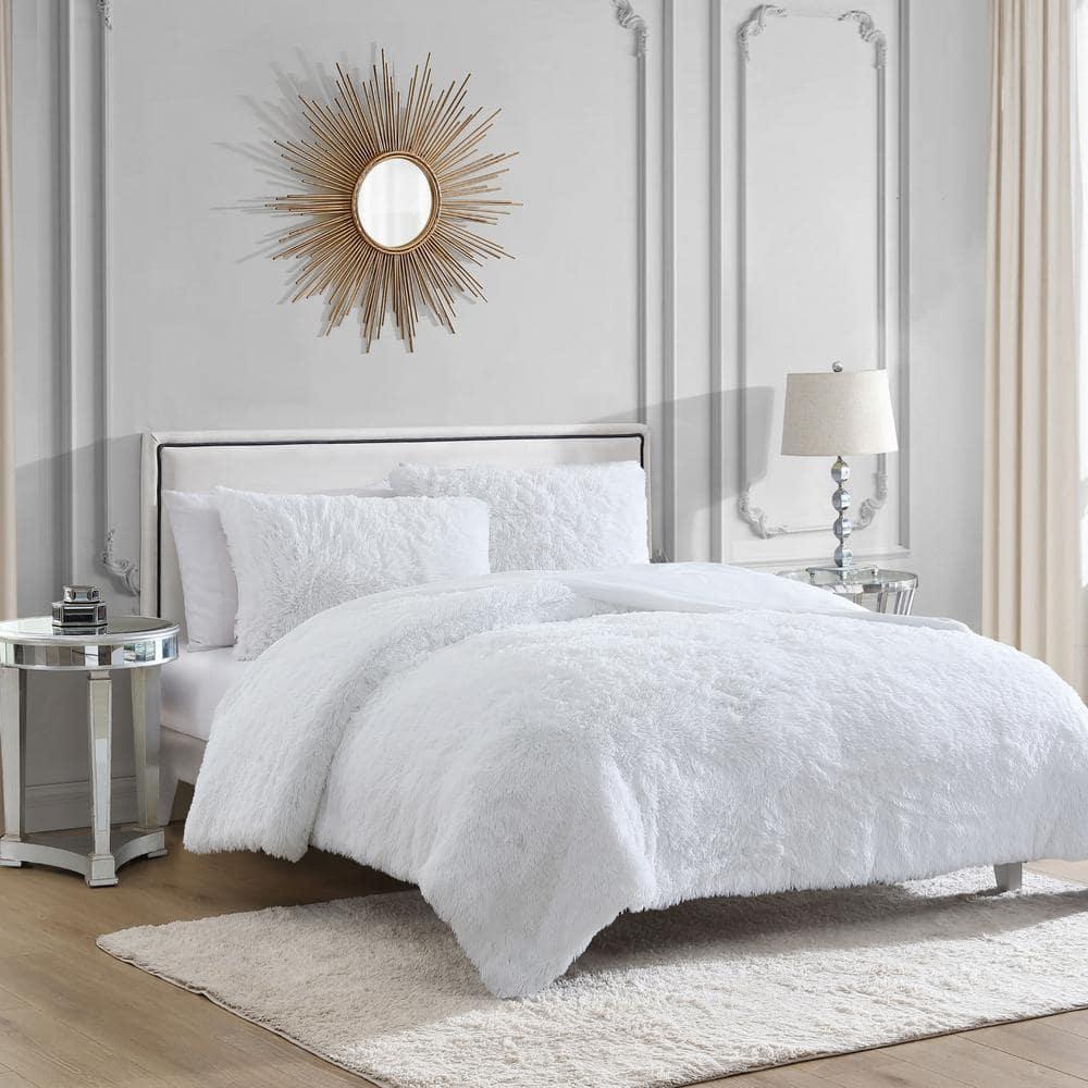 Juicy Couture Juicy Couture Shaggy Faux Fur Comforter & Shams Bedding Sets