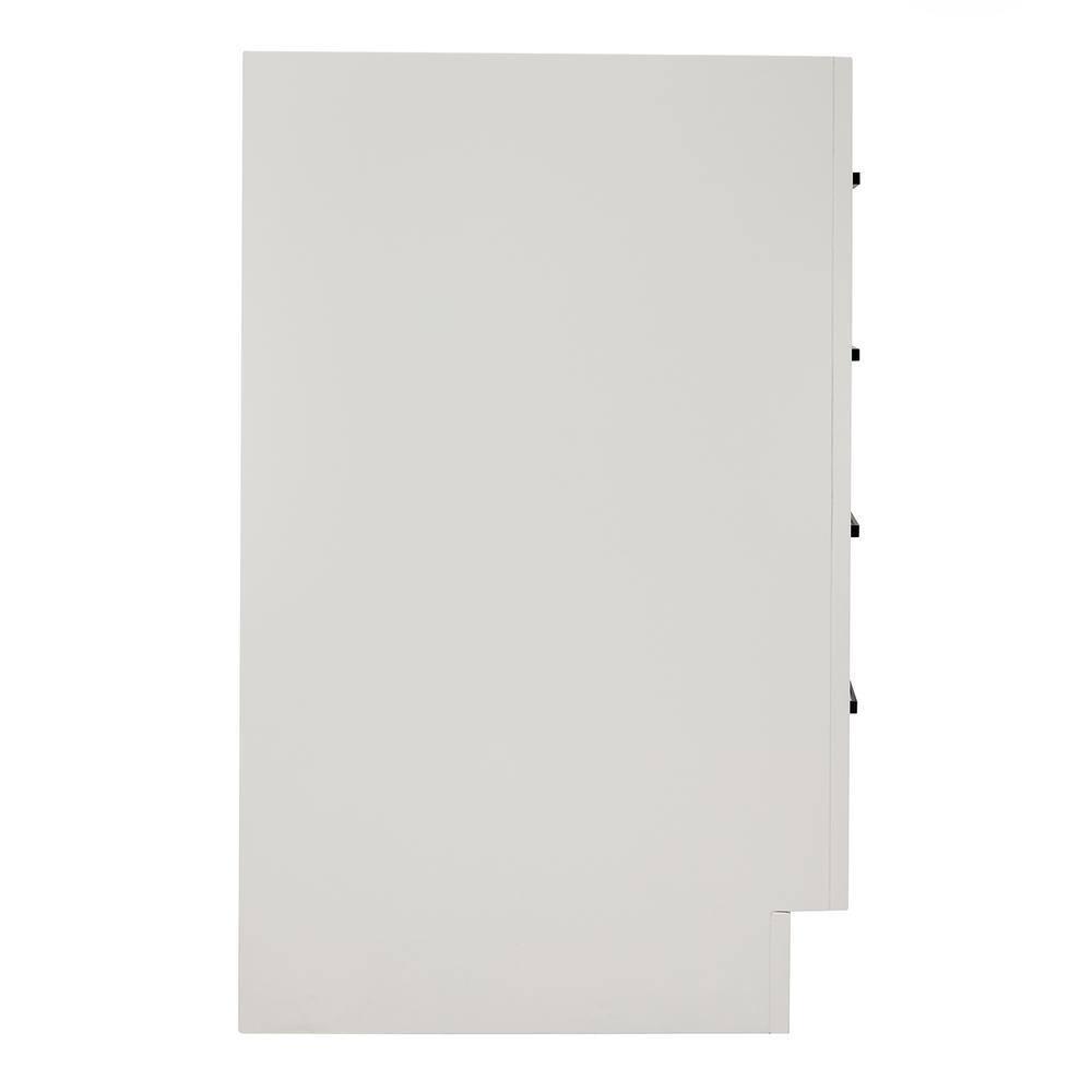 Ariel T066s-Bc Hepburn 66" Single Free Standing Vanity Cabinet Only - White