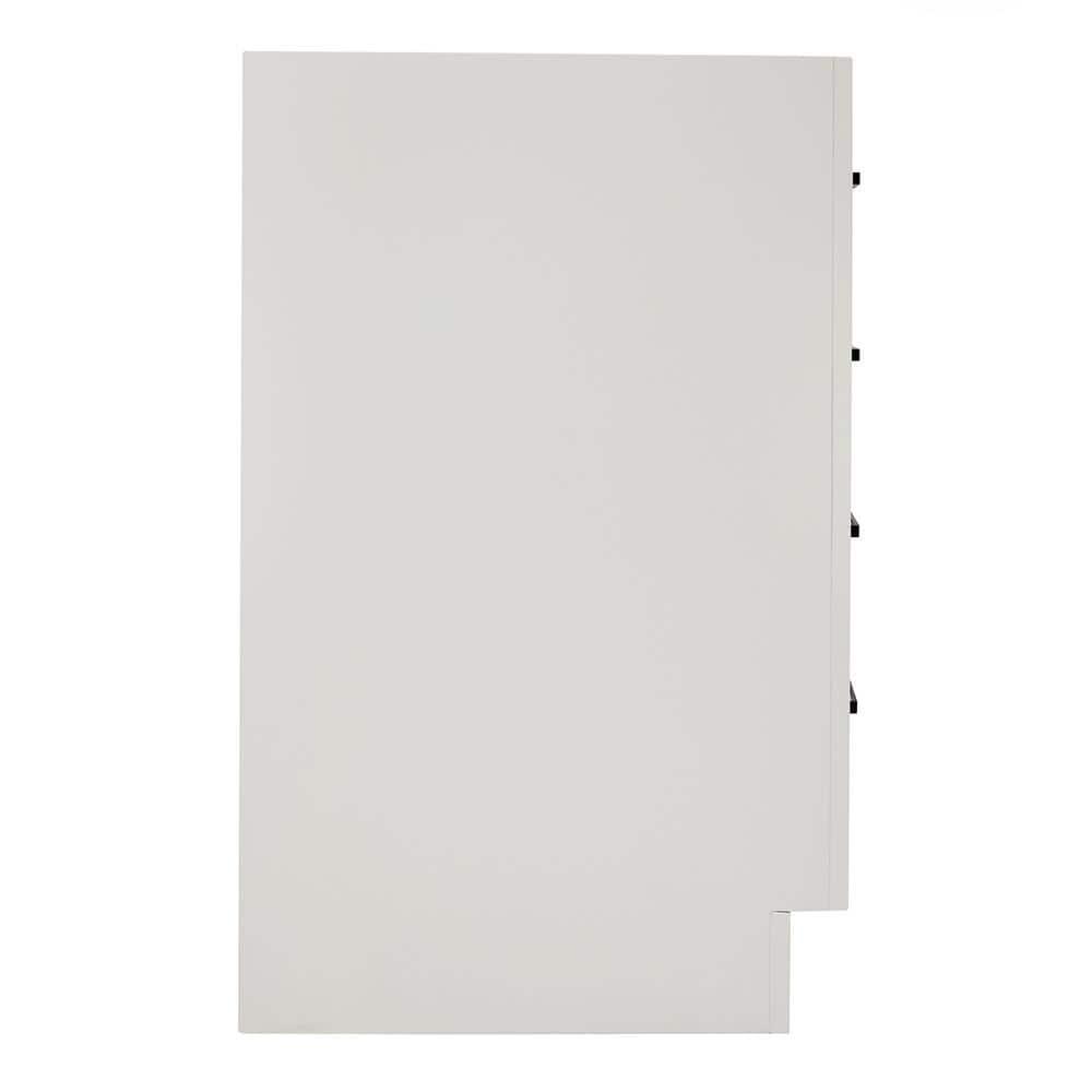 Ariel T066s-Bc Hepburn 66" Single Free Standing Vanity Cabinet Only - White