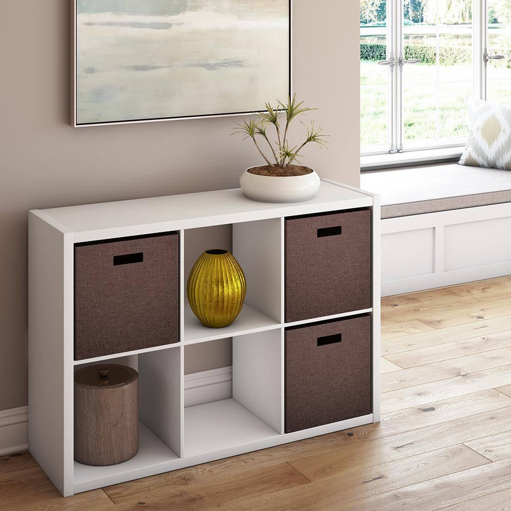 30'' H x 43.82'' W Decorative Cube Bookcase