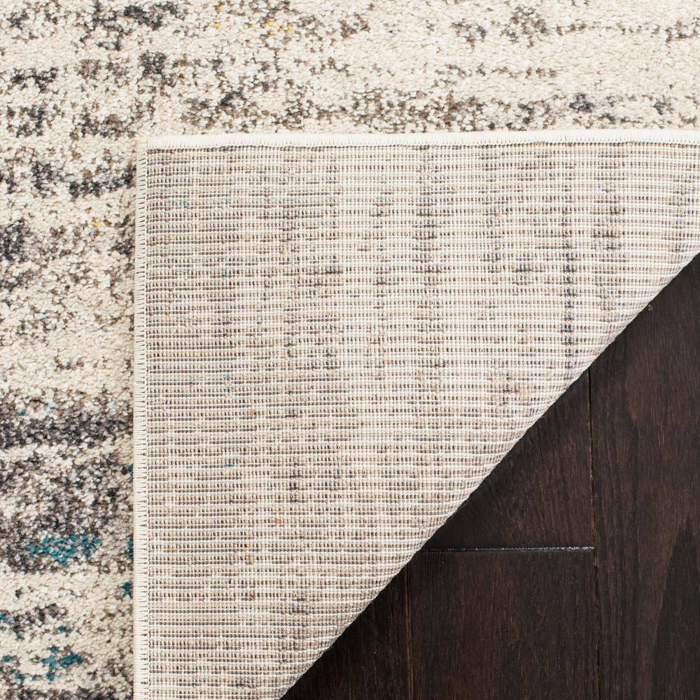 Monaco MNC209 Power Loomed Indoor Area Rug - Grey/Multi - 9'x9' - Safavieh.