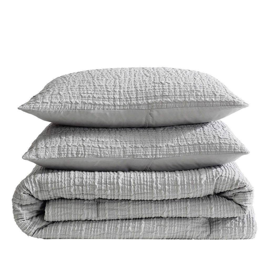 Kenneth Cole Kenneth Cole Serenity Wavy Lines Beige Comforter Set