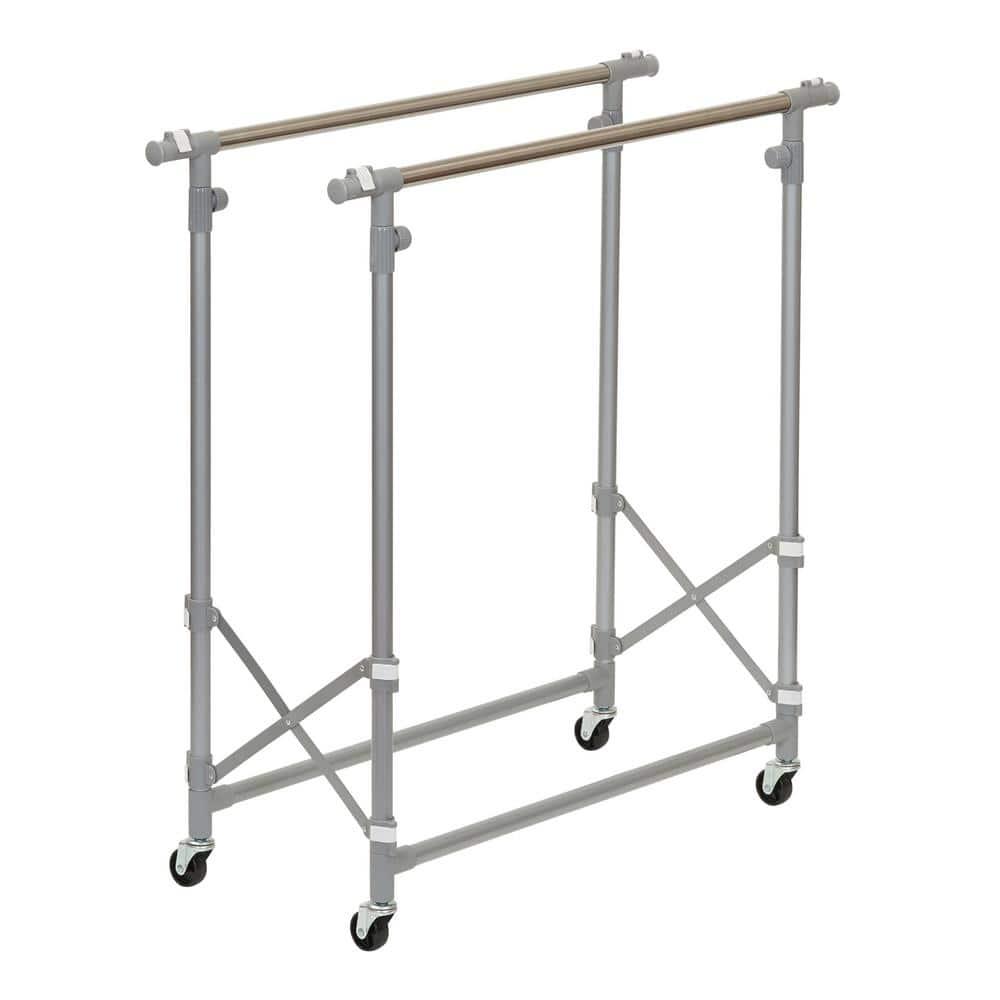 Household Essentials 52'' Dual Arm Adjustable Folding Garment Rack