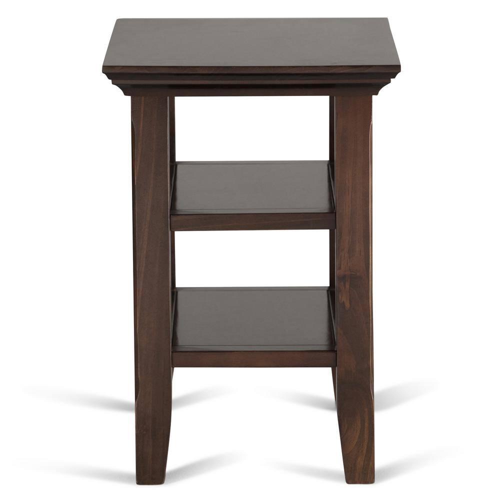 Simpli Home Acadian Solid Wood End Table
