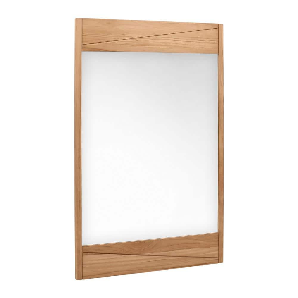 Union Rustic Landers Wood Flat Wall Mirror