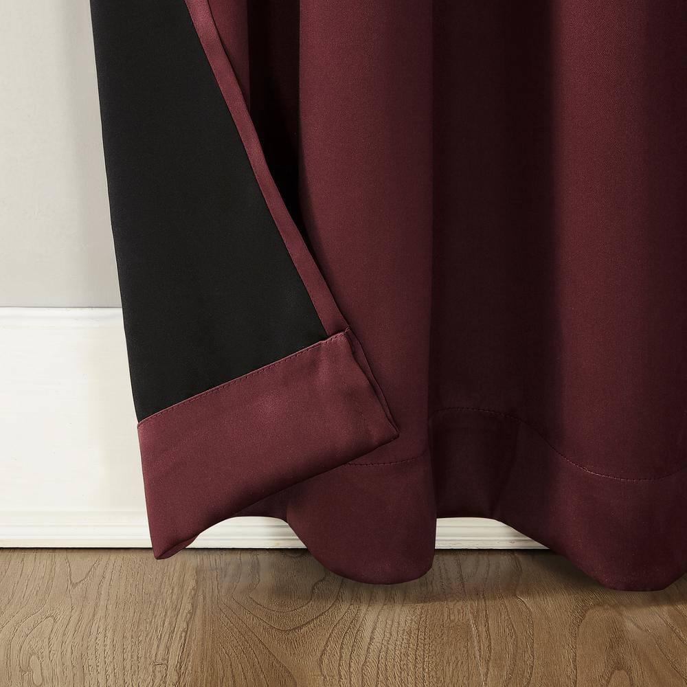 Sun Zero Oslo Theater Grade Extreme 100% Blackout Rod Pocket Curtain Panel