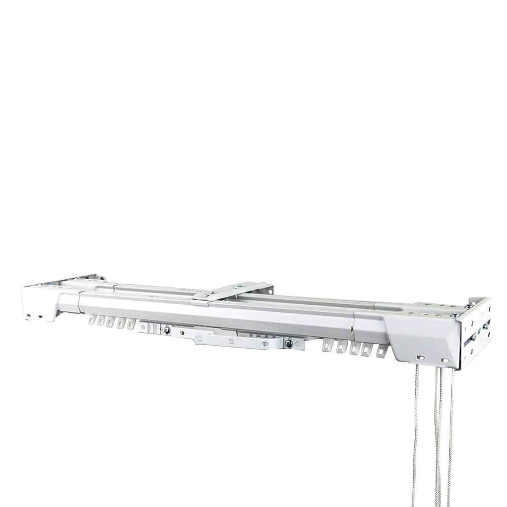Bembry Adjustable Center-Open/One-Way Double Curtain Rod