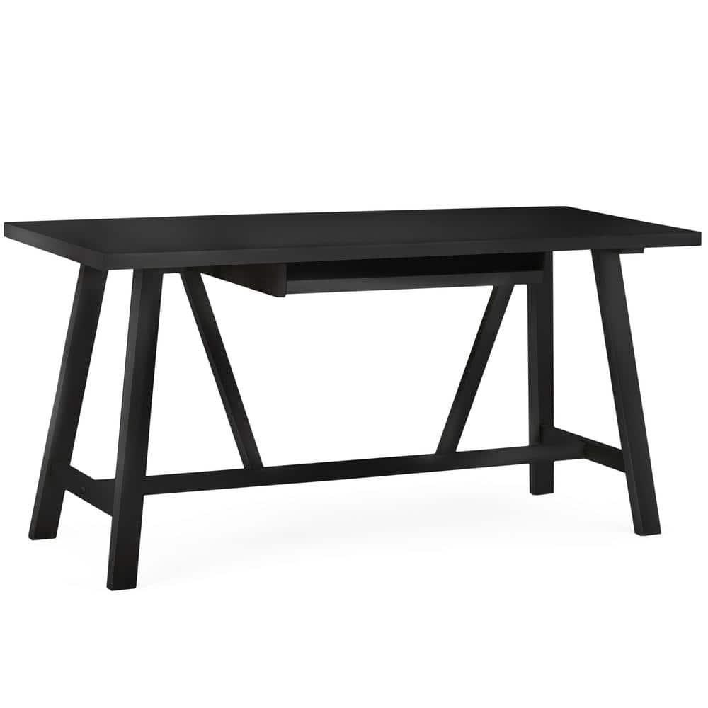 Simpli Home Dylan Solid Wood Writing Desk