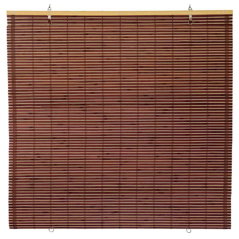 Bamboo Cordless Window Shade - Mahogany 60" W