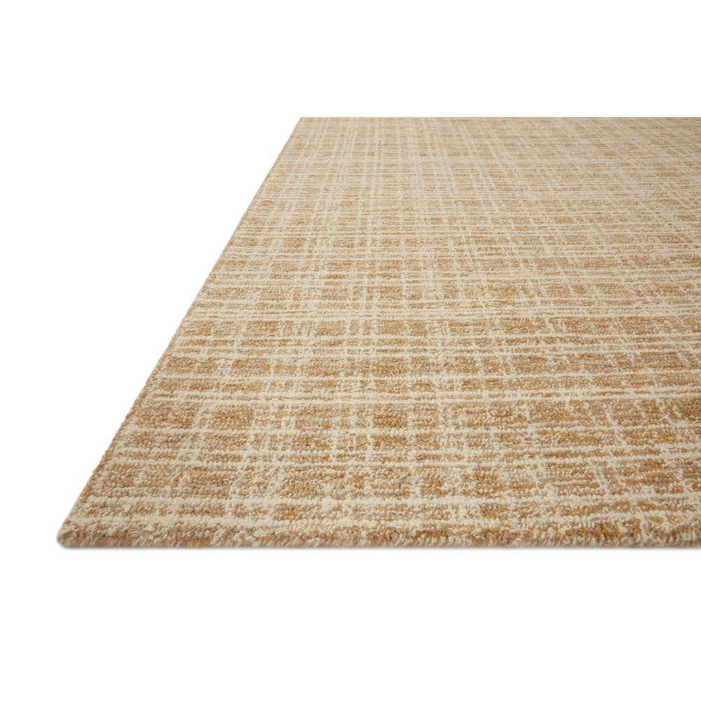 Chris Loves Julia x Loloi Polly Checkered Straw/Ivory Area Rug
