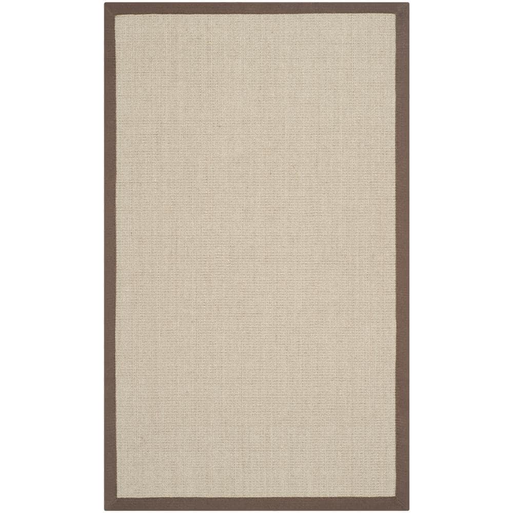 Natural Fiber NF441 Power Loomed Indoor Accent Rug - Taupe/Light Brown - 2'6"x4' - Safavieh.