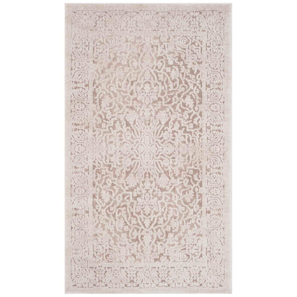 Reflection RFT670 Power Loomed Area Rug - Beige/Cream - 3'x5' - Safavieh.