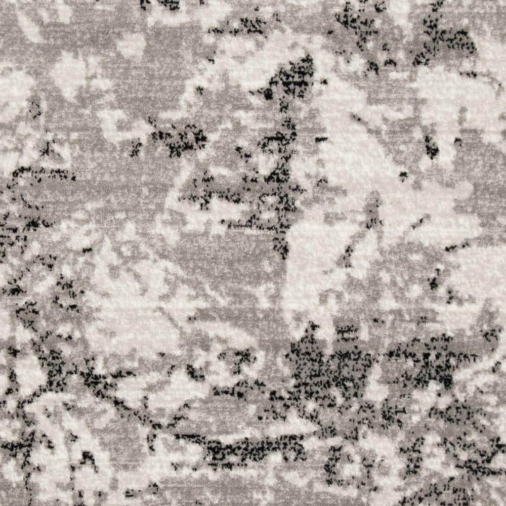 Skyler SKY186 Power Loomed Indoor Area Rug - Grey/Ivory - 6'7"x6'7" - Safavieh