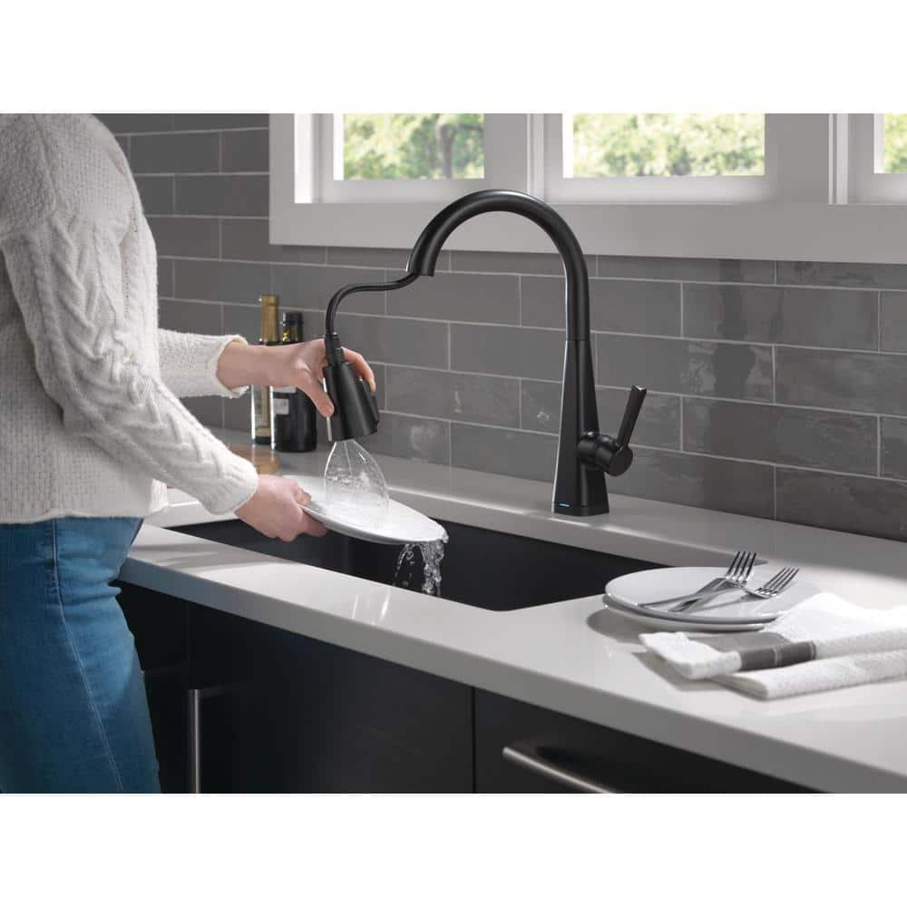 Lenta Pull Down Sprayer Touch Kitchen Sink Faucet, Touch Control Kitchen Faucet