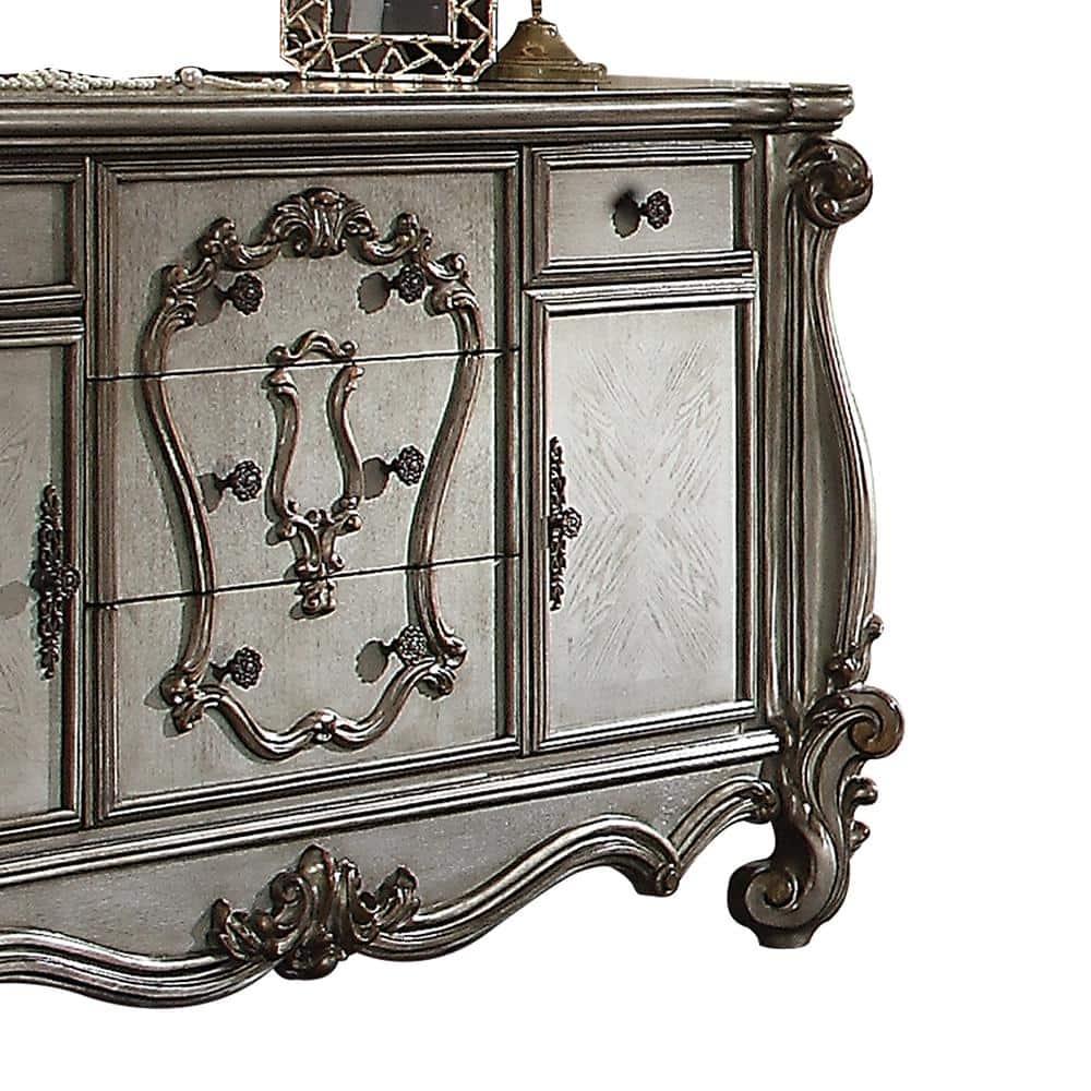 Bersally Solid Wood 70'' W 5 - Drawer Dresser