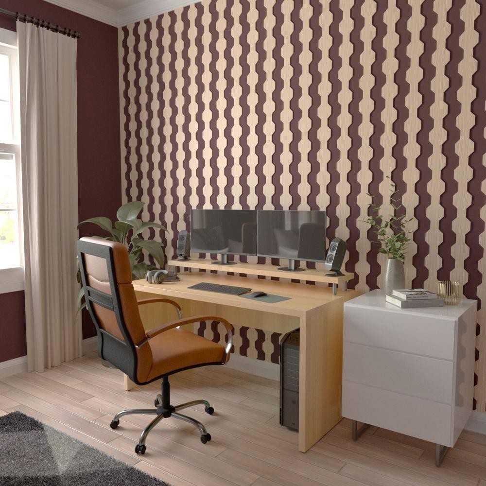 Pontiac Adjustable Wood Decorative Slat Wall Panel Kit