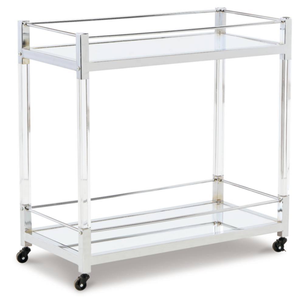 Mercer41 Acrylic, Metal Bar Cart