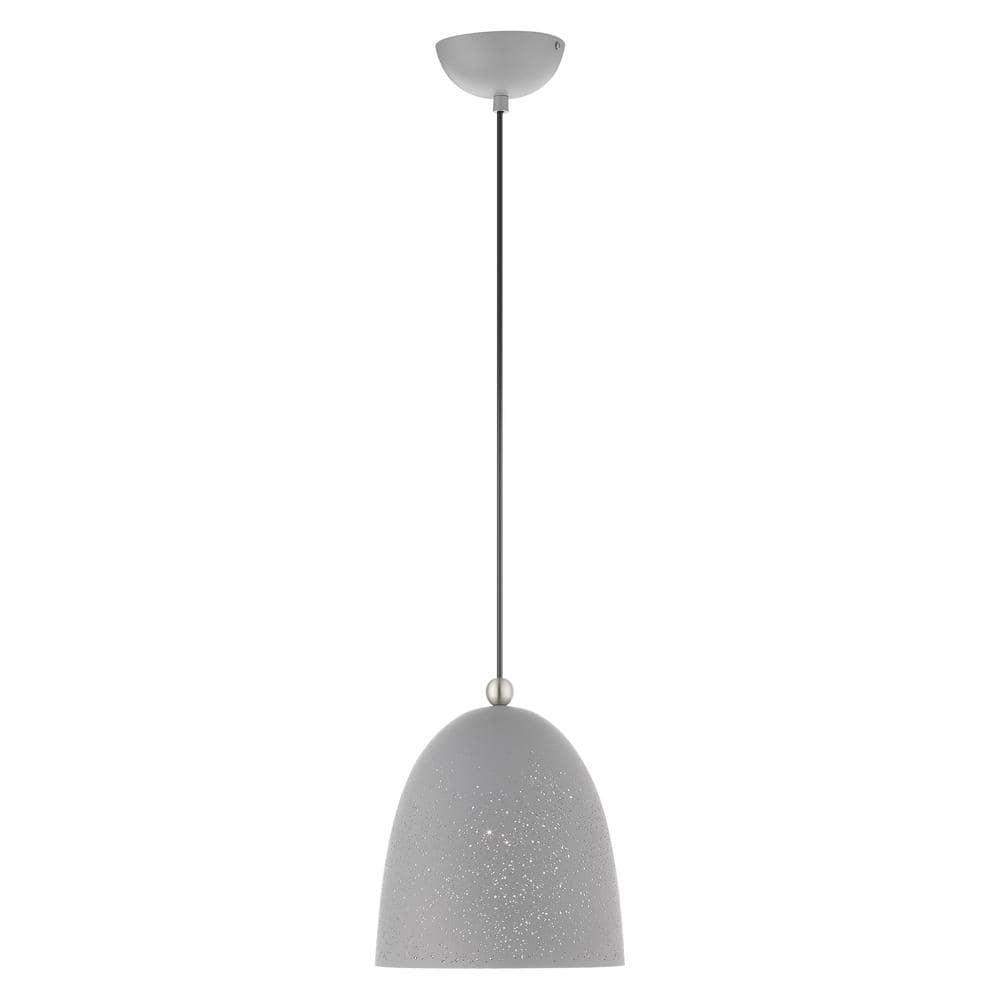 Livex Lighting Arlington 1 - Light Pendant in  Nordic Gray