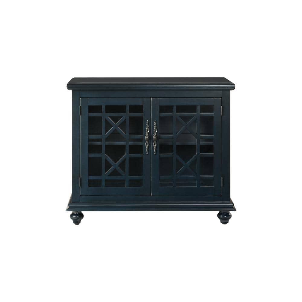 Martin Svensson Home Elegant Small Spaces TV Stand, Blue