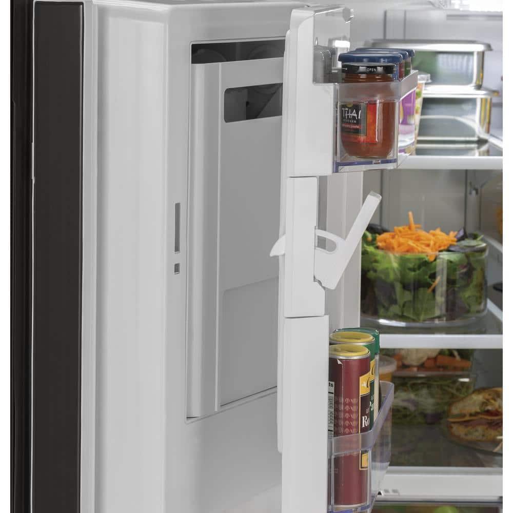 GE Appliances 25.5 Cubic Feet Energy Star Smudge-Resistant French Door Refrigerator with Water and Ice Dispenser