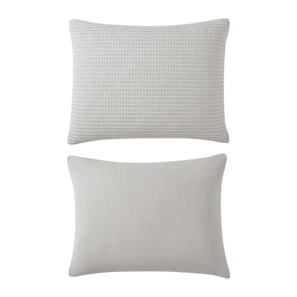 Kenneth Cole Kenneth Cole Solid Waffle Reversible Comforter Set