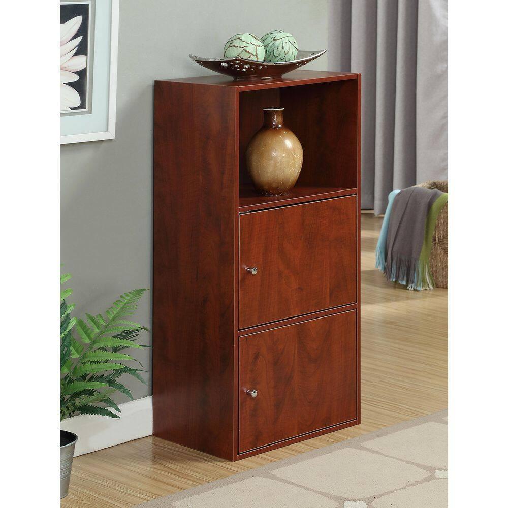 Xtra Storage 2 Door Cabinet with Shelf, Cherry