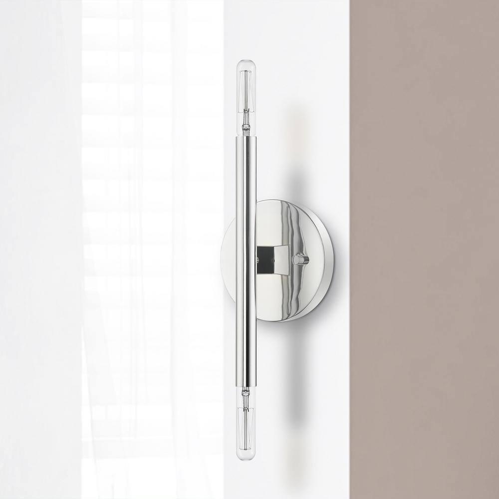 Livex Lighting Copenhagen 2 - Light Wall Light in  Polished Chrome