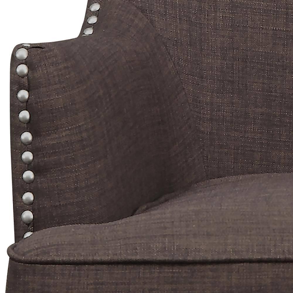 Picket House Furnishings Kegan Accent Chair in Chocolate