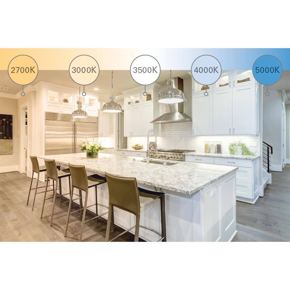 HLB6 Series 6 in. 2700K-5000K Selectable CCT Integrated LED Downlight Recessed Light (1-Quantity) with Round 2 Trims