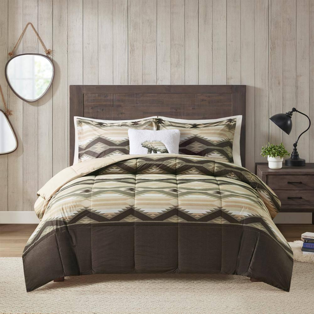 Woolrich Woolrich Emmet Creek Down Alternative Comforter Set with Throw Pillow