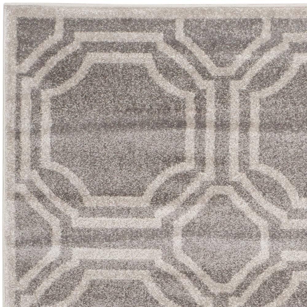 Amherst AMT411 Power Loomed Area Rug - Grey/Light Grey - 5'x5' - Safavieh.
