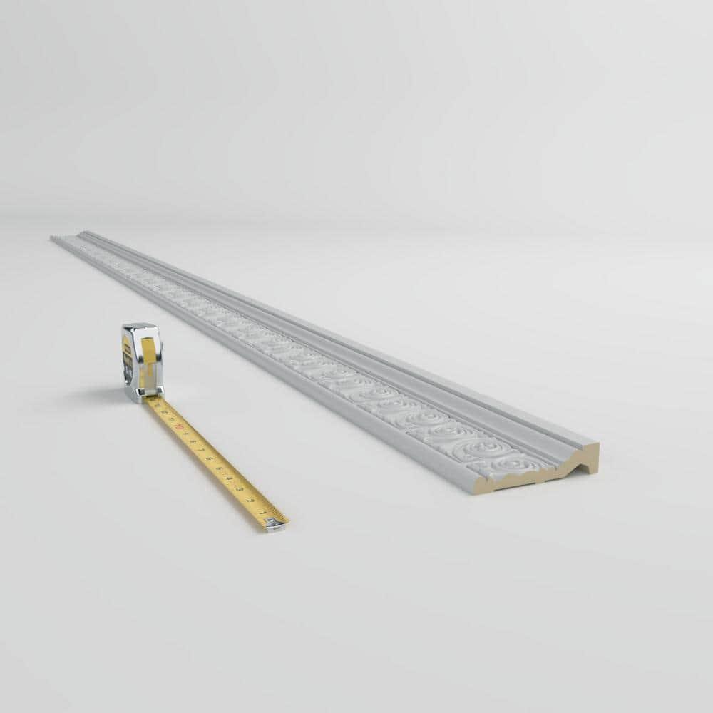 Ekena Millwork Ralston 4.63'' H x 95.88'' W x 1'' D Urethane Chair Rail
