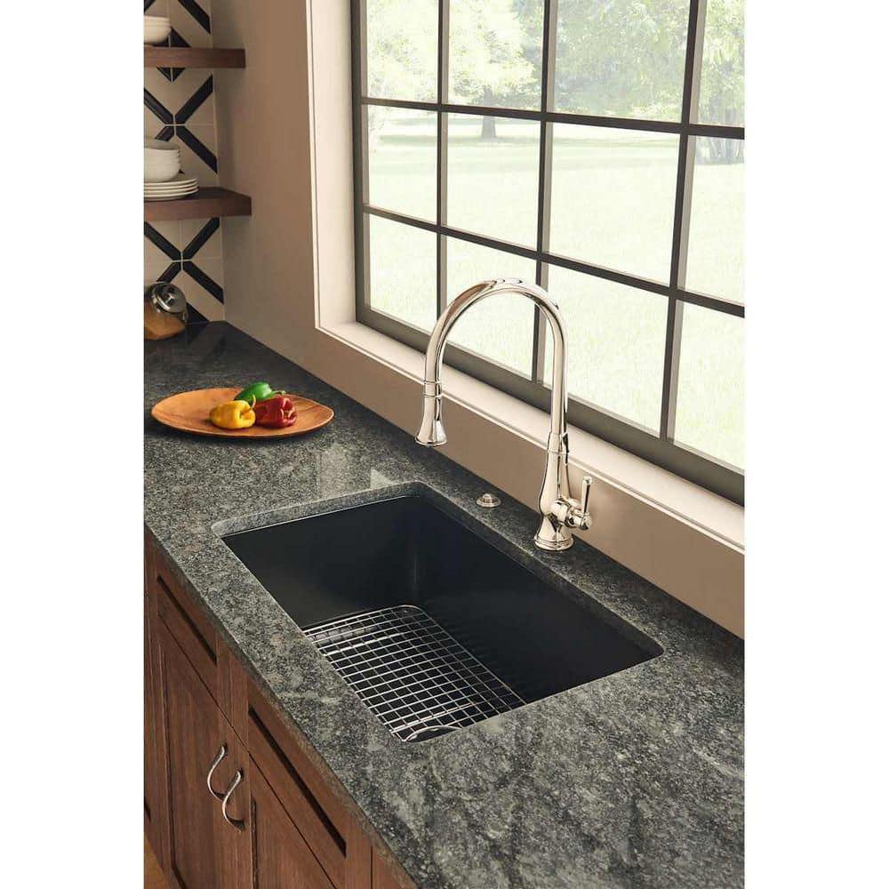 Allia 32" Fireclay Single Bowl Undermount Kitchen Sink