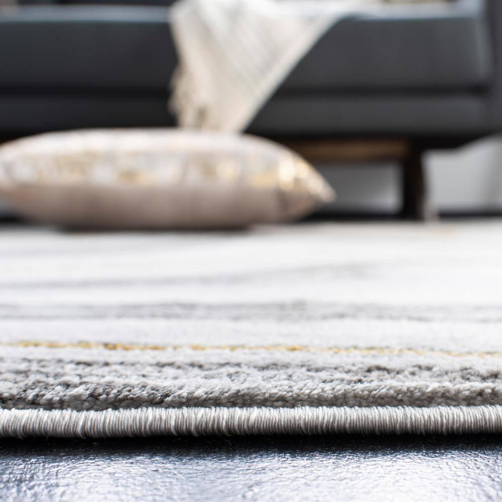 Craft CFT819 Loomed Indoor Runner Rug - Grey/Gold - 2'3"x6' - Safavieh