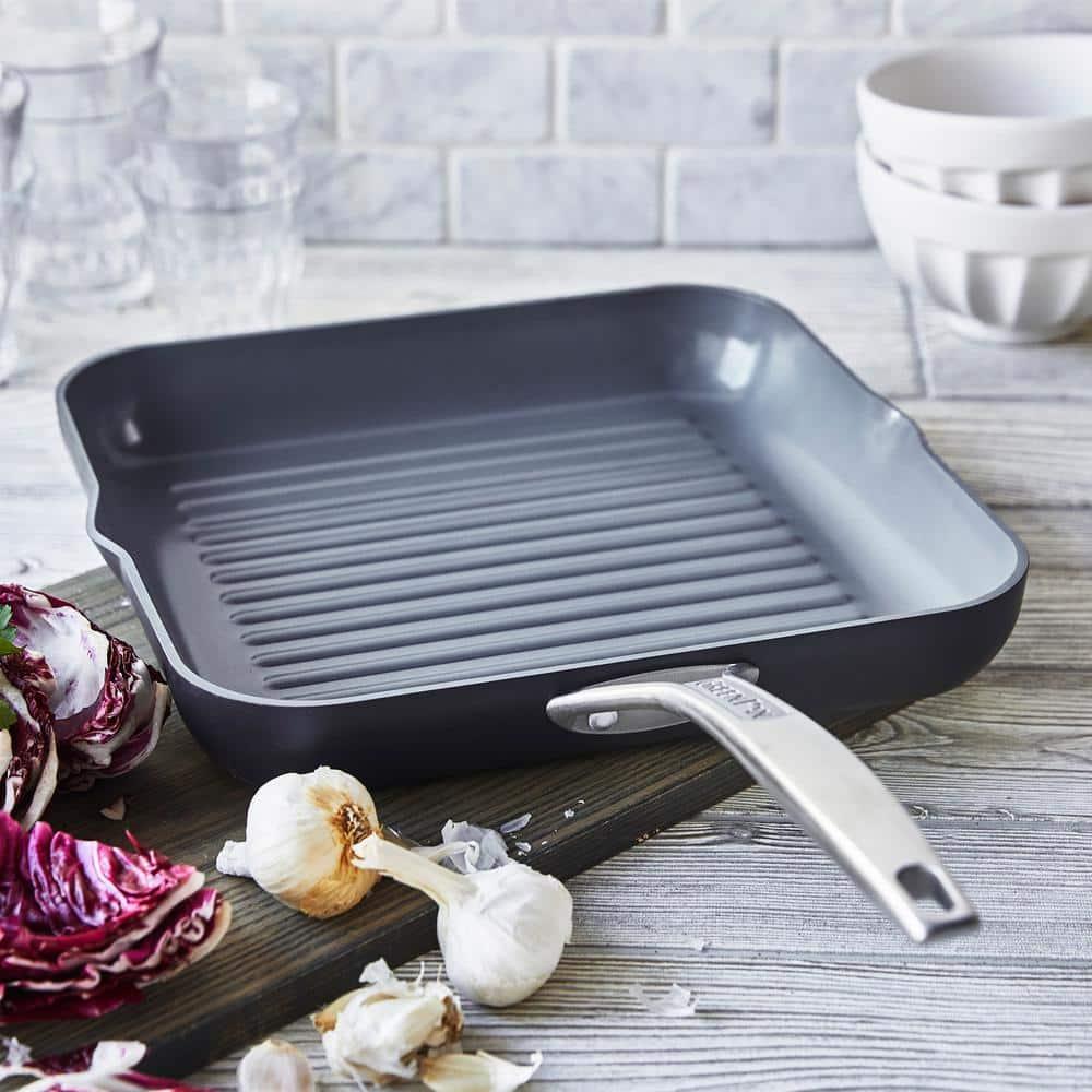 GreenPan GreenPan Paris Pro Healthy Ceramic Nonstick 11" Square Grill Pan
