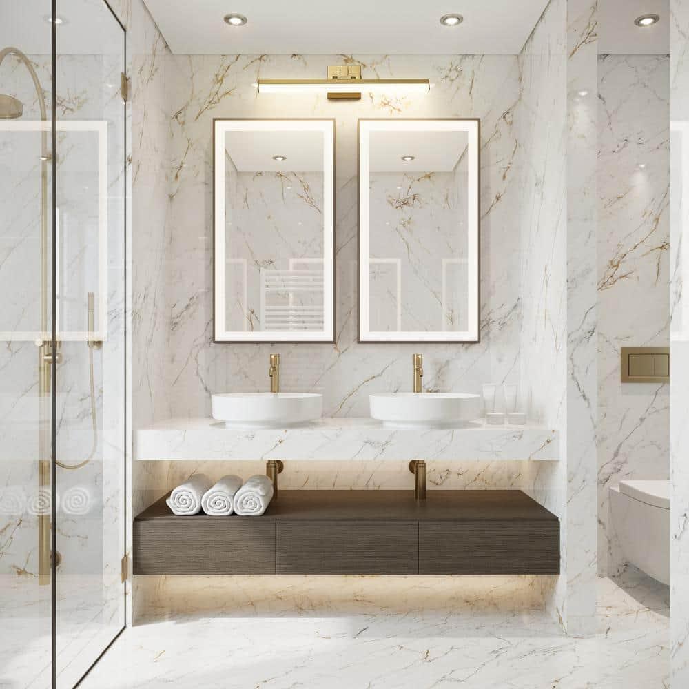 Mona Single Light Dimmable LED Armed Sconce