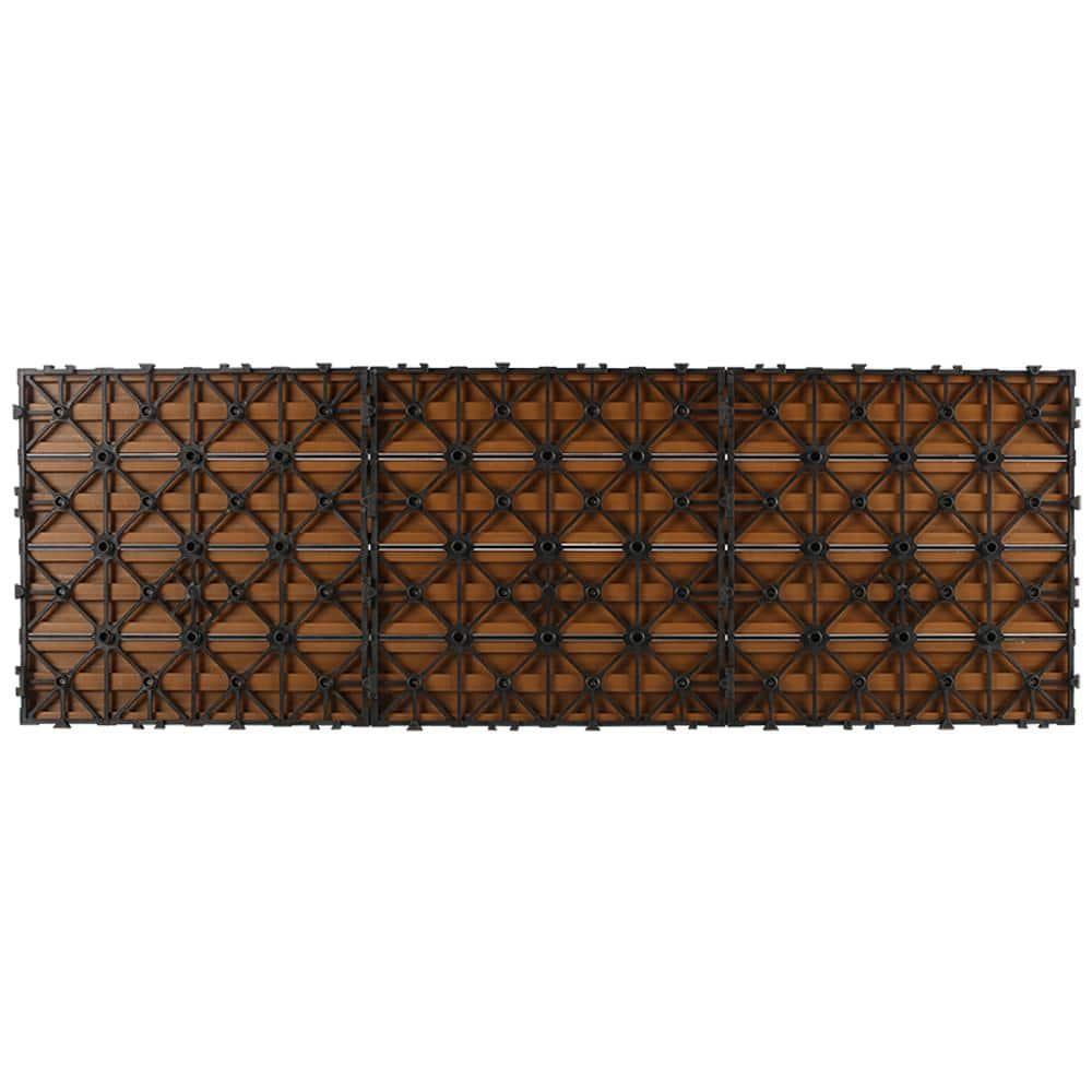 NewTechWood UltraShield Naturale 36" x 12" Composite Interlocking Deck Plank